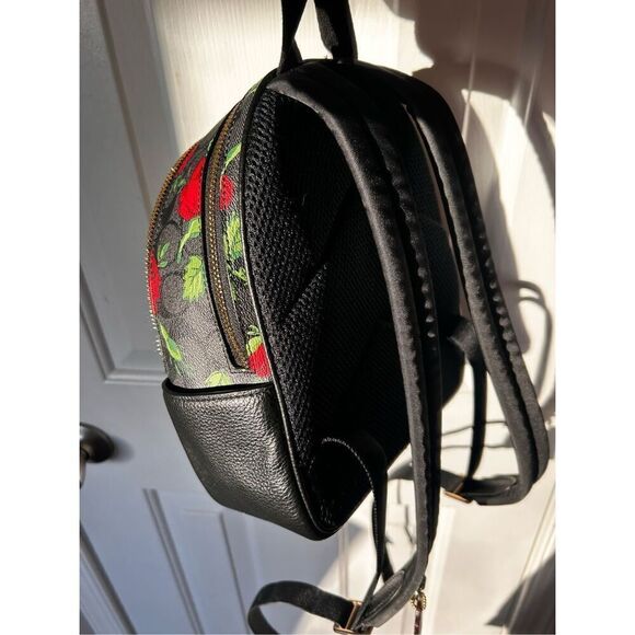 Coach MINi Court Backpack In Signature Canvas With Fairytale Rose Print unique - Picture 3 of 9